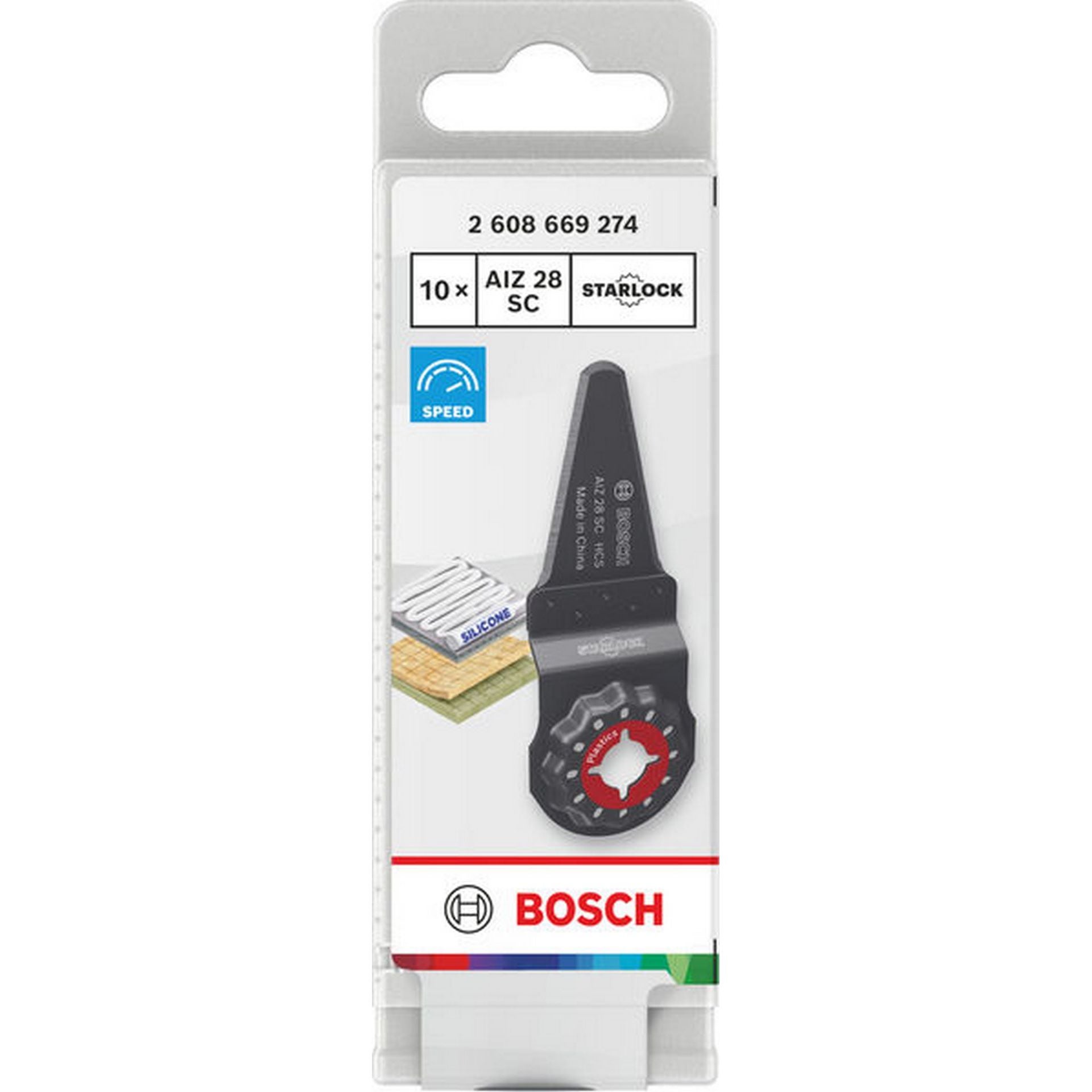 Bosch AIZ 28 SC Kunststoff Schneider, Starlock, 28 x 40 mm, 10-tlg. #2608669274