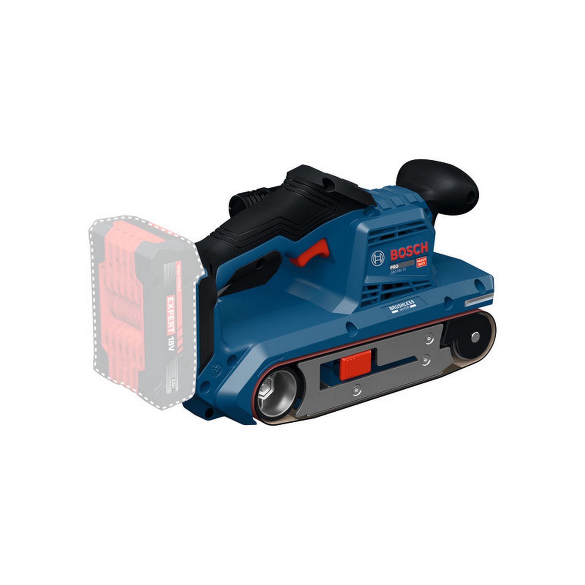 Bosch Bandschleifer GBS18V-75 in L-BOXX #06012C2001