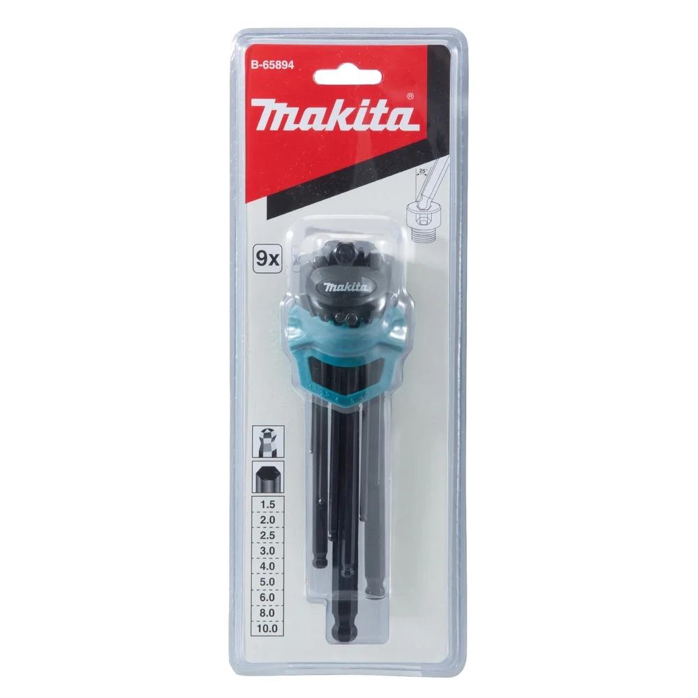 Makita Innensechskantschlüssel - Set 9 tlg. #B-65894