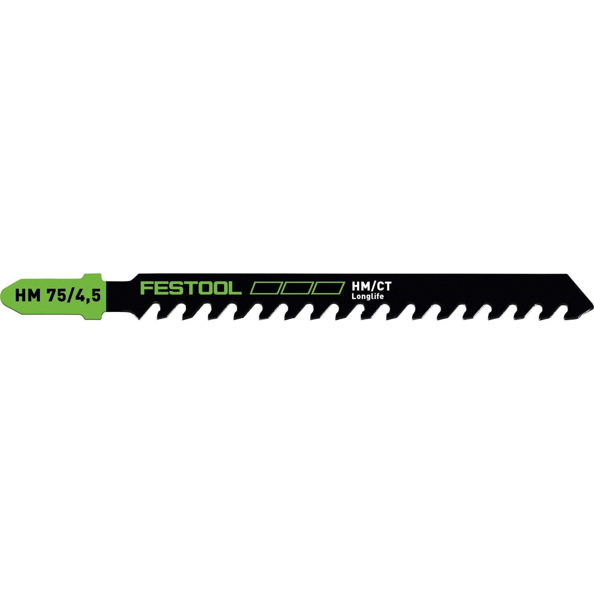 Festool Stichsägeblatt BUILDING MATERIALS ABRASIVE MATERIALS HM 75/4,5 #204343