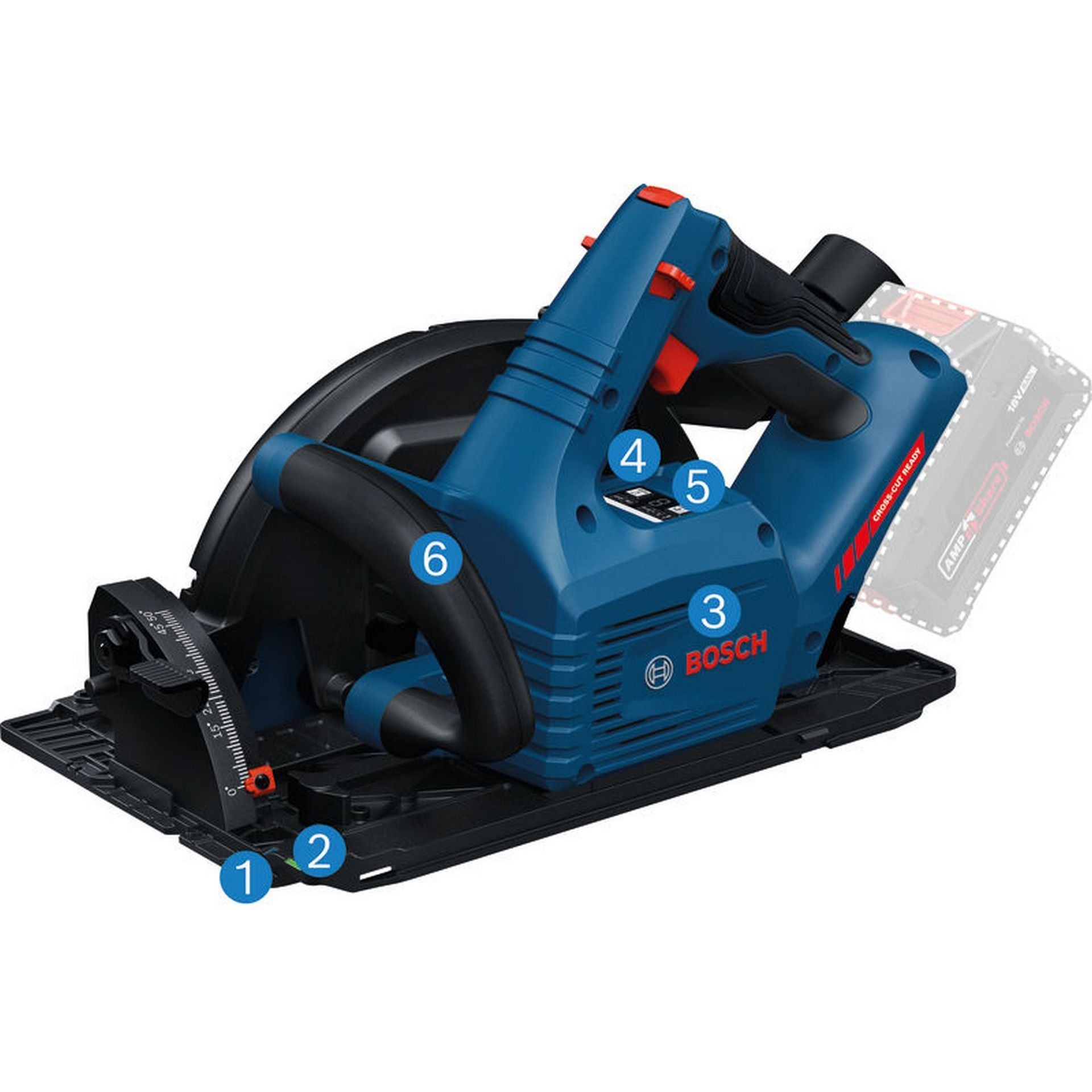 Bosch Akku-Kreissäge EXKS18V-68GX, L-BOXX 238 #06016B5301