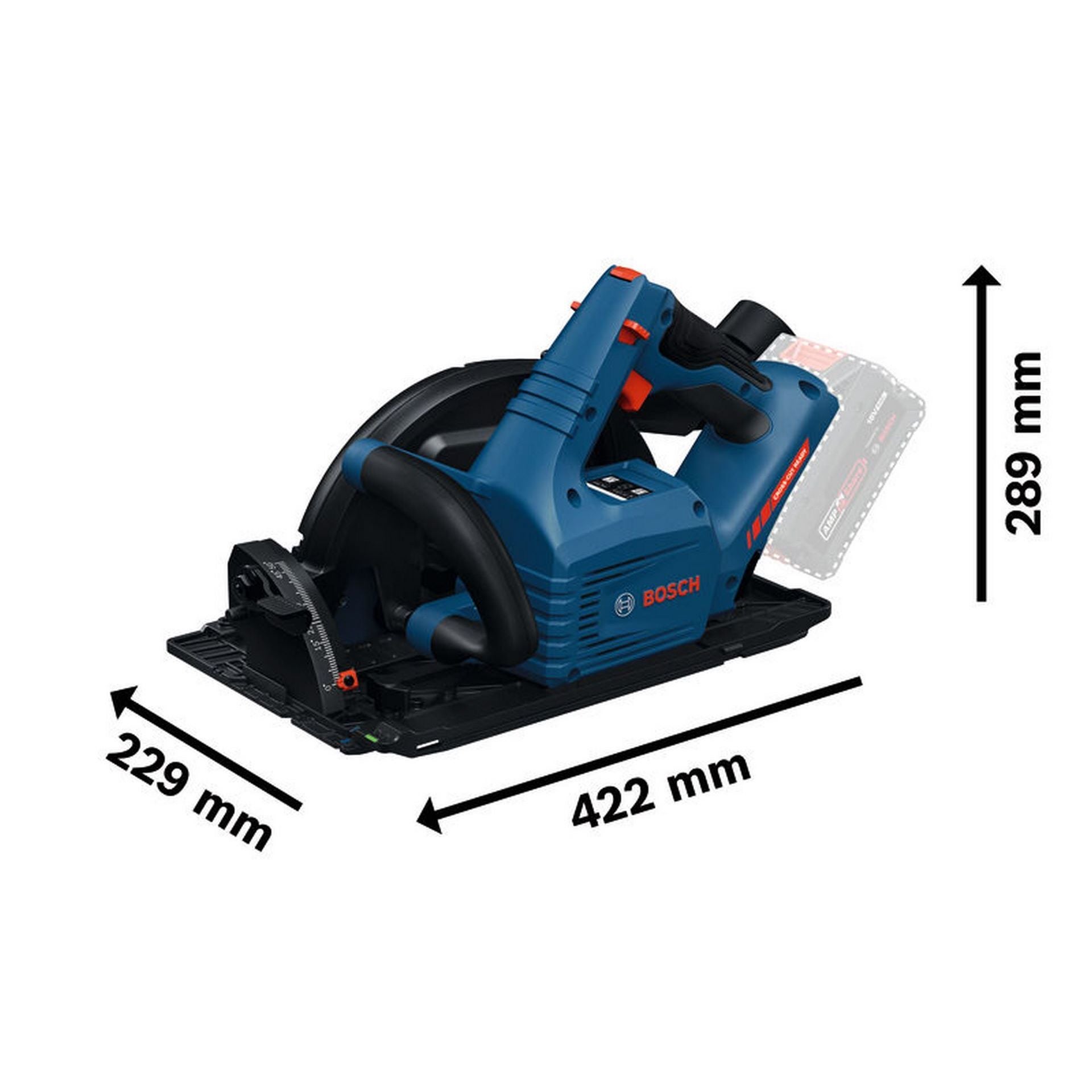 Bosch Akku-Kreissäge EXKS18V-68GX, L-BOXX 238 #06016B5301