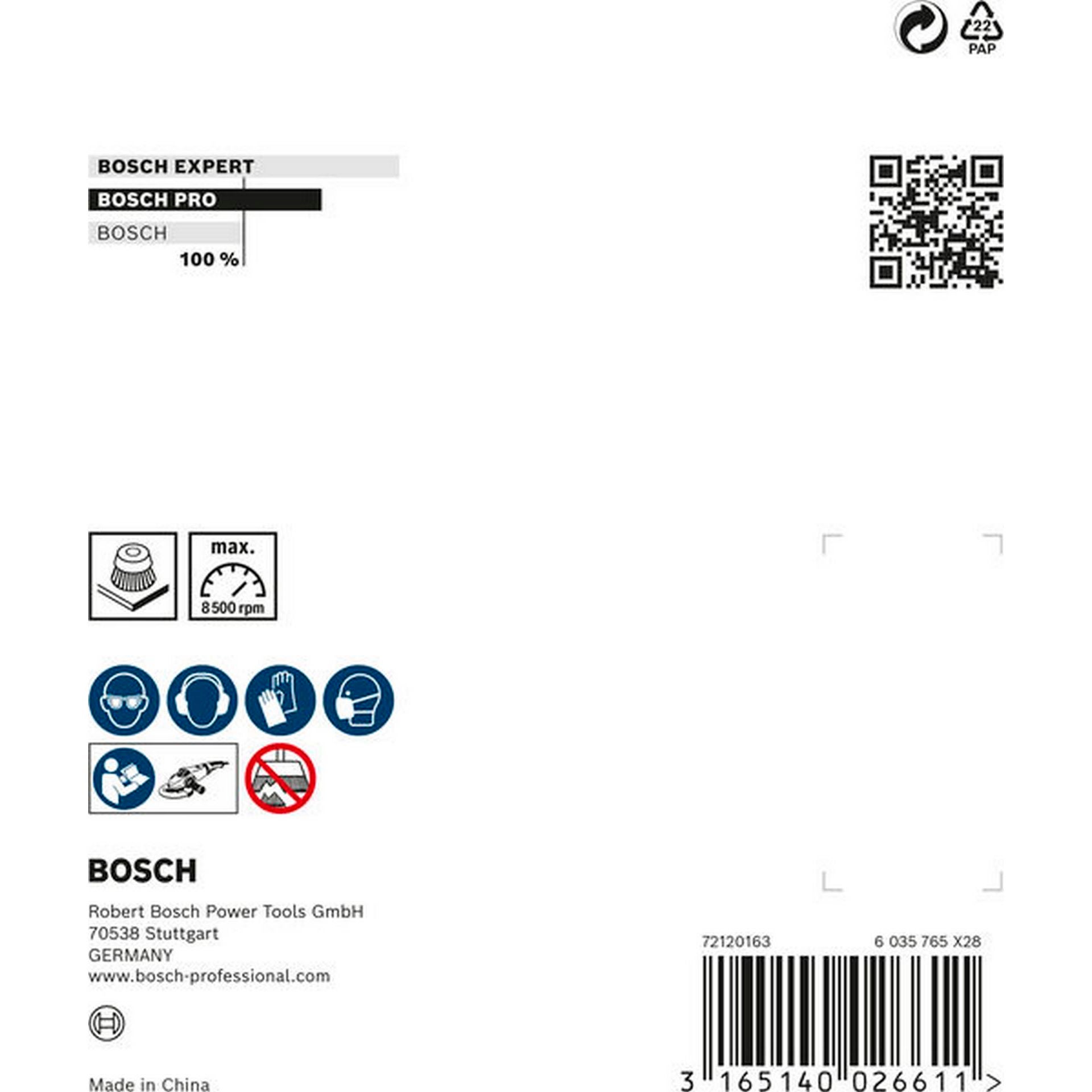 Bosch PRO Metal clean Topfbürste, 100 x 0,5 mm, Gewinde #1608614011