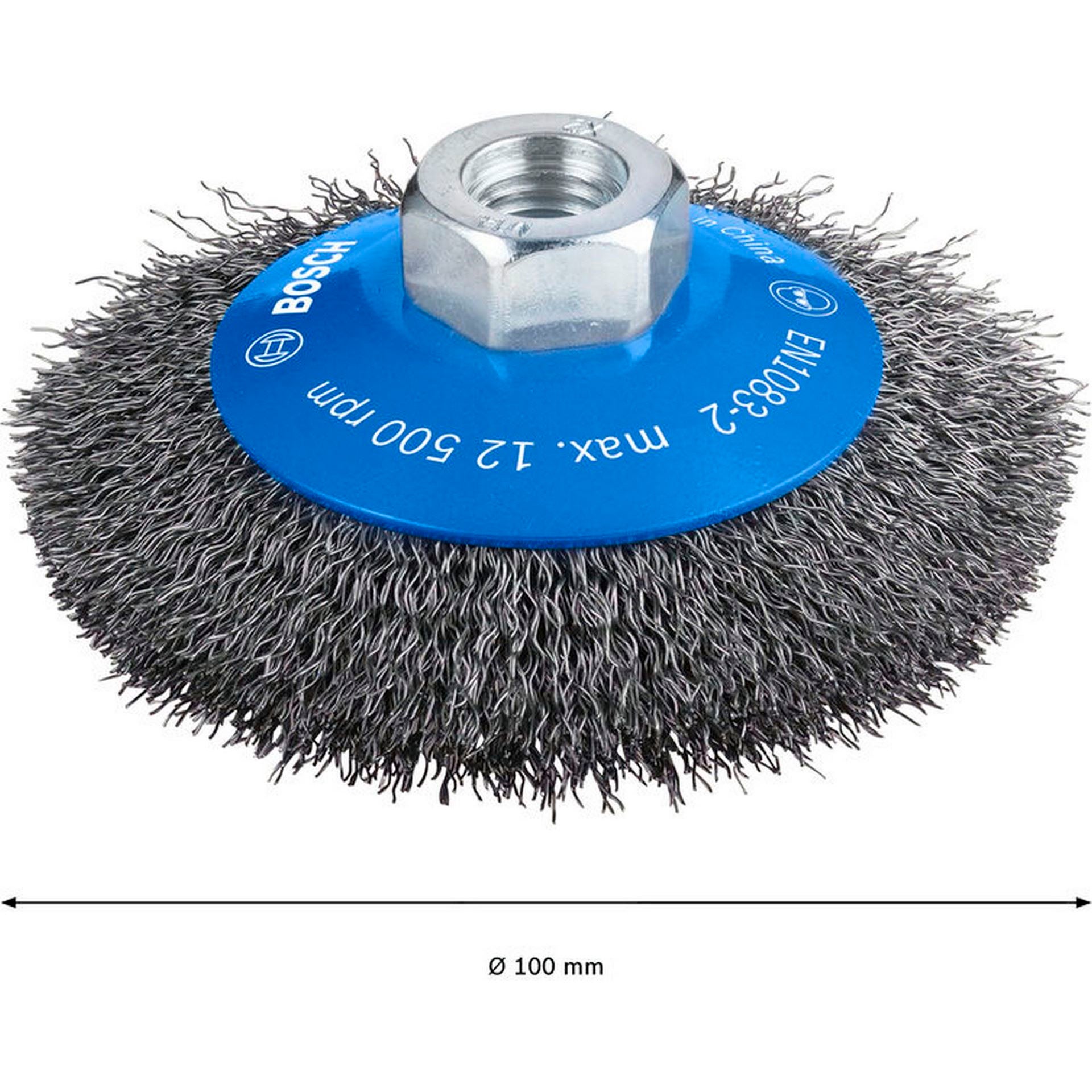 Bosch PRO Metal clean Kegelbürste, 100 x 0,3 mm, Gewinde #2608622057