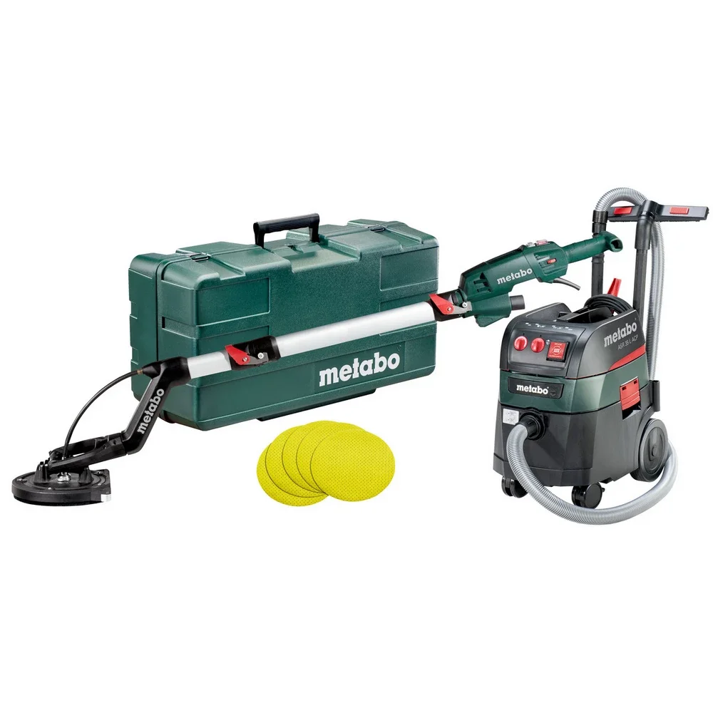 Metabo Langhalsschleifer LSV 5-225 Comfort + Allessauger ASR 35 L ACP Set #690886000 mit 25 Haftschl