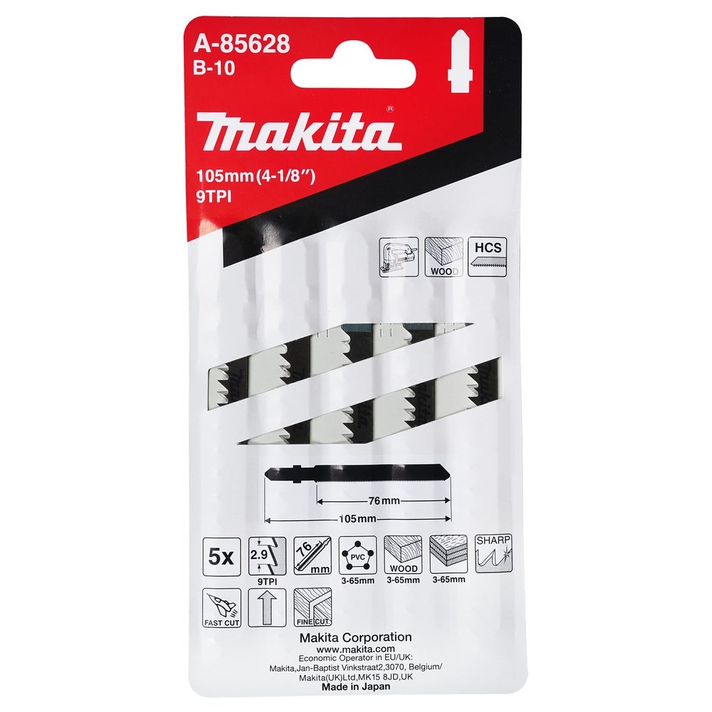 Makita Stichsägeblatt für Holz Sauberer Schnitt #A-85628