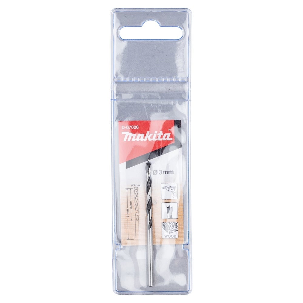 Makita Spiralbohrer 3 x 60 mm #D-07026