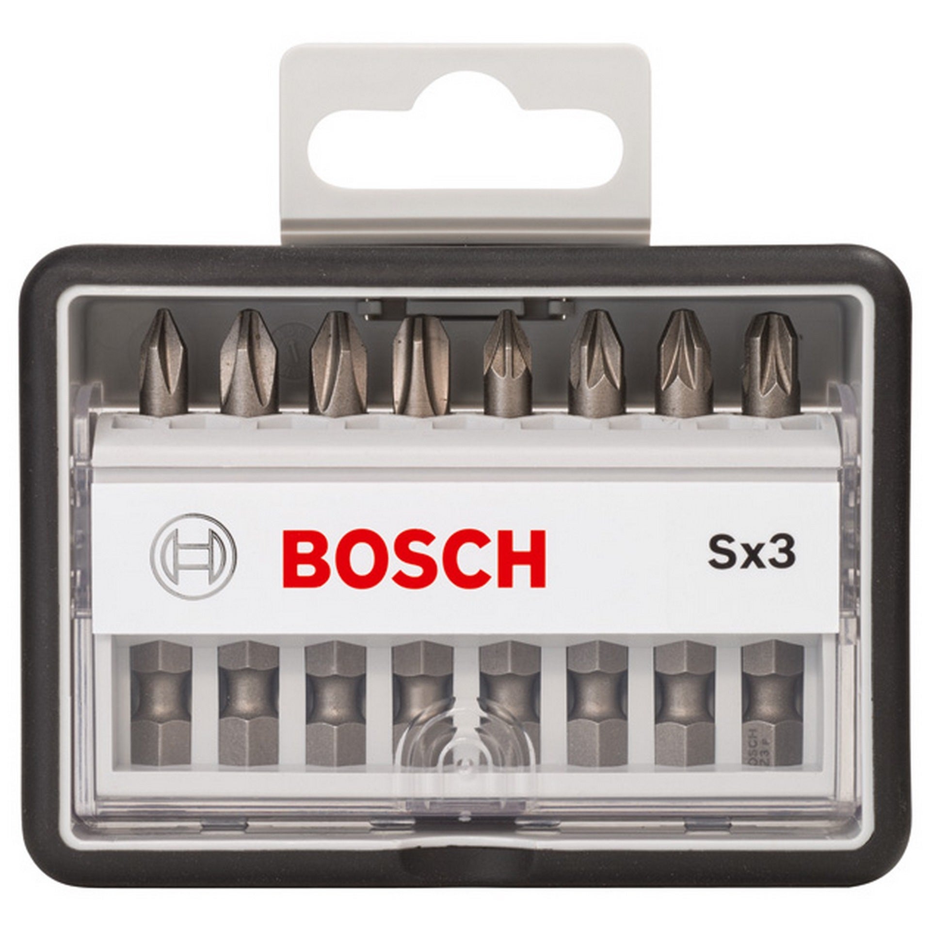 Bosch 8-tlg. Schrauberbit-Set, Robust Line, Sx PH/PZ, Extra Hard-Ausführung #2607002558
