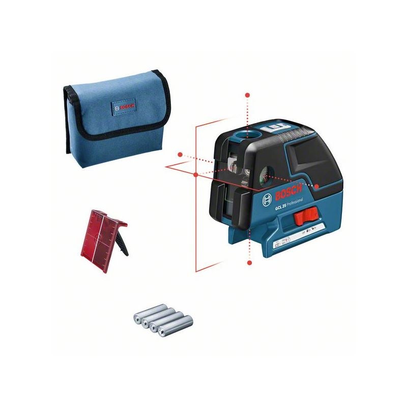 Bosch Kombilaser GCL 25, 4 x 1,5 V-LR6-Batterie (AA) #0601066B00