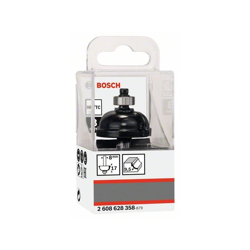 Bosch PRO Profilfräser klassisch, R 9,5 mm, S 8 mm #2608628358