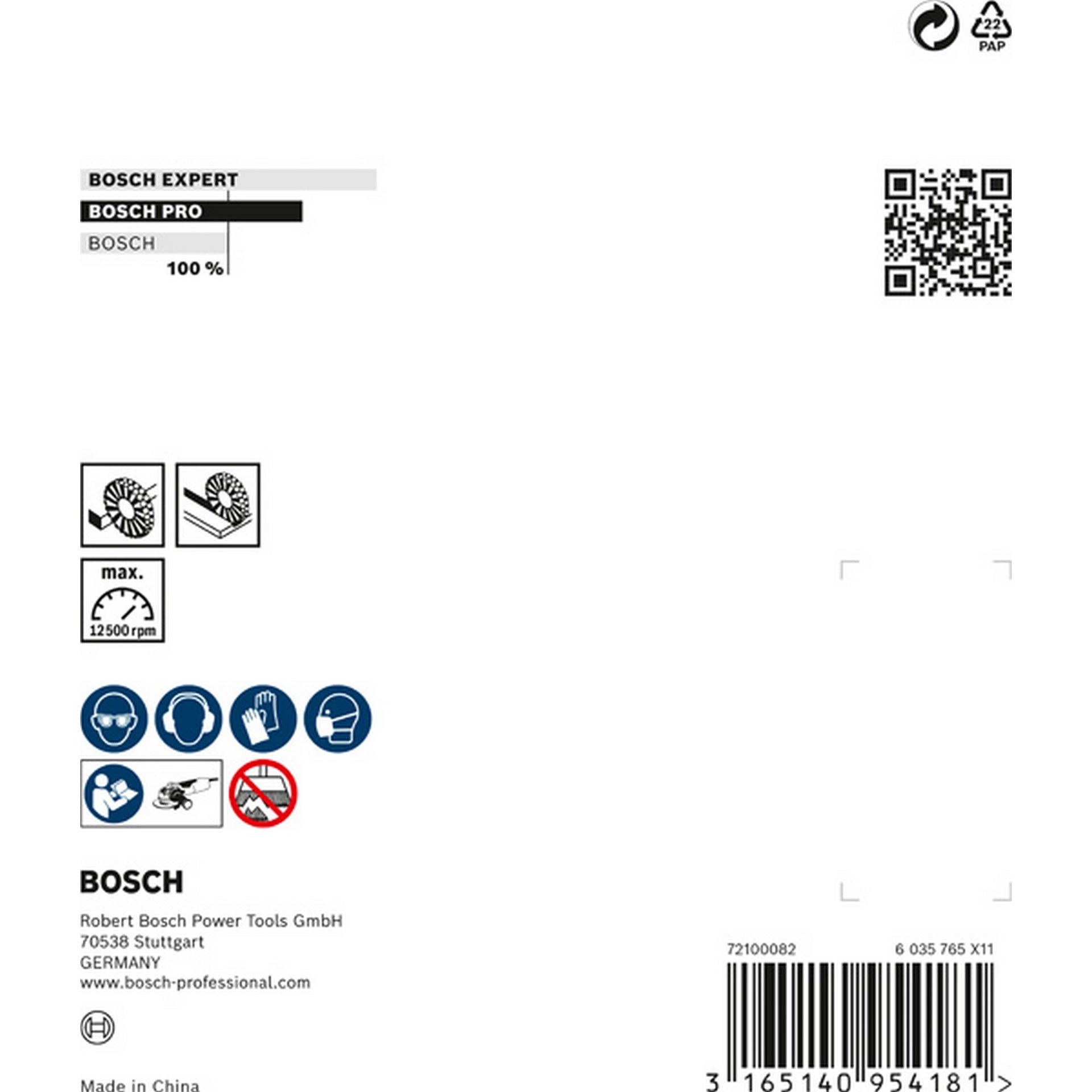 Bosch PRO Metal clean X-Lock Scheibenbürste, 115 x 0,3 mm #2608620732