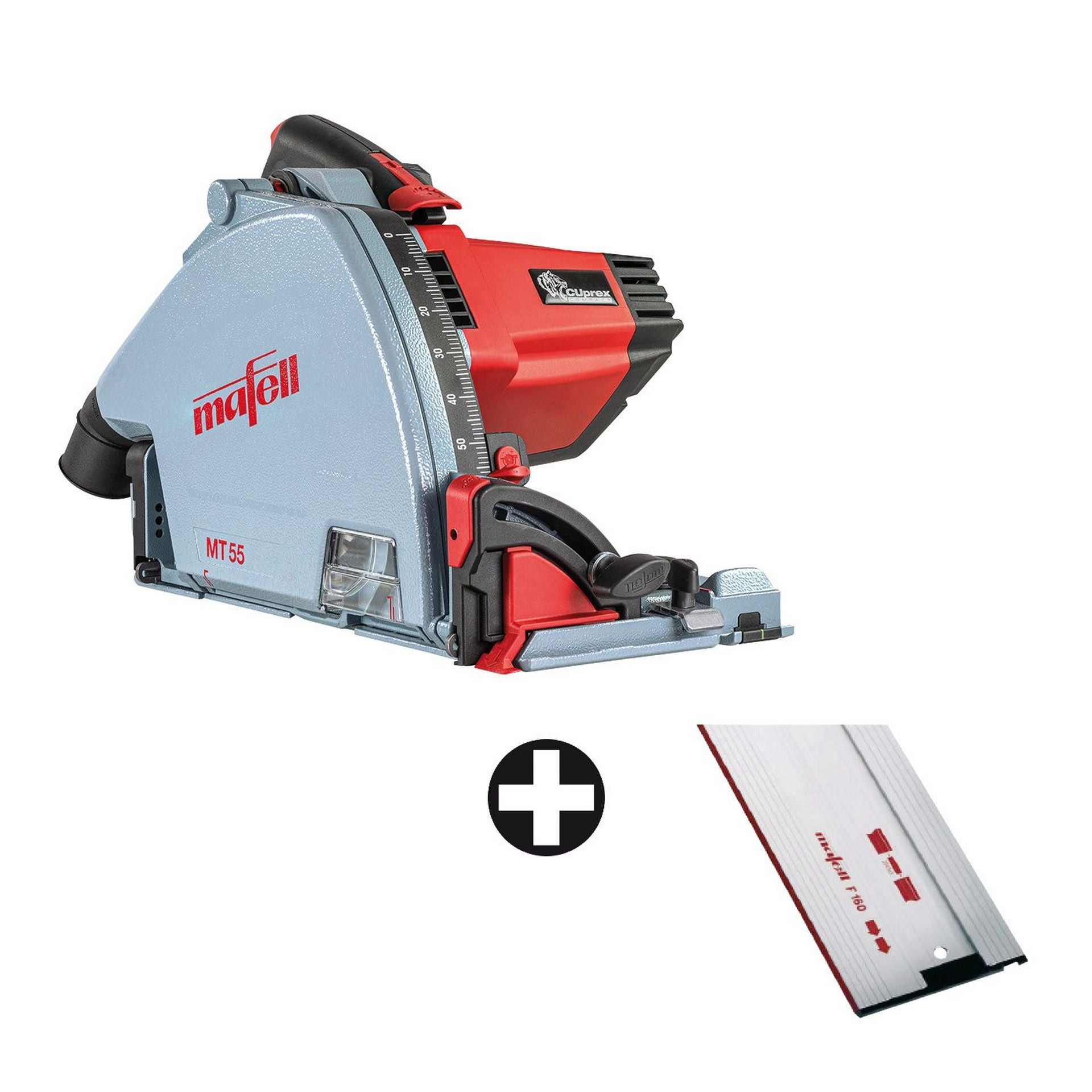 Mafell Tauchsäge MT 55 im MAX3 mit Führungsschiene F 160 #DEAL491