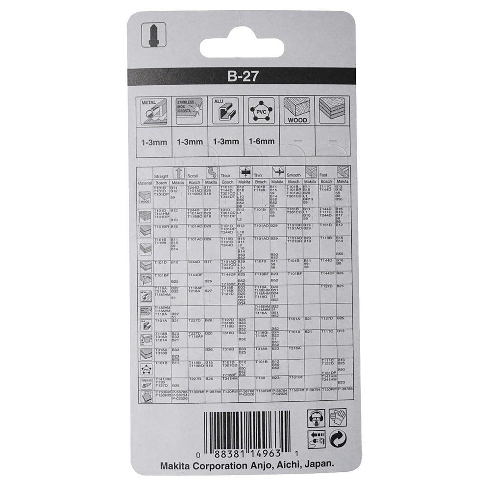 Makita Stichsägeblatt für Metall #A-85787