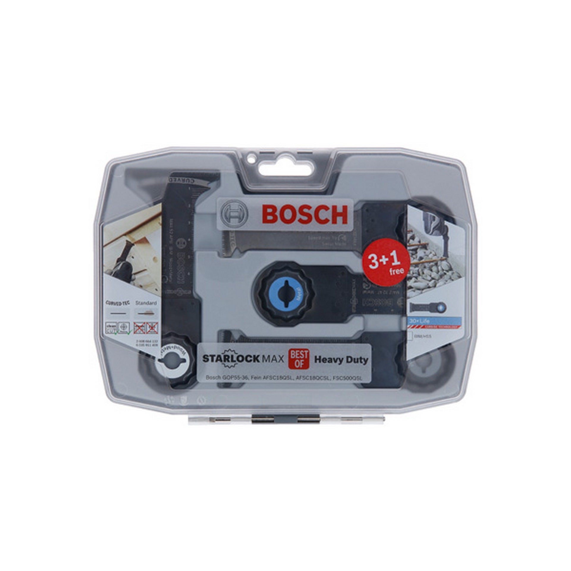 Bosch Starlock Best of Heavy Duty Set für Multifunktionswerkzeuge, 4-tlg. #2608664132