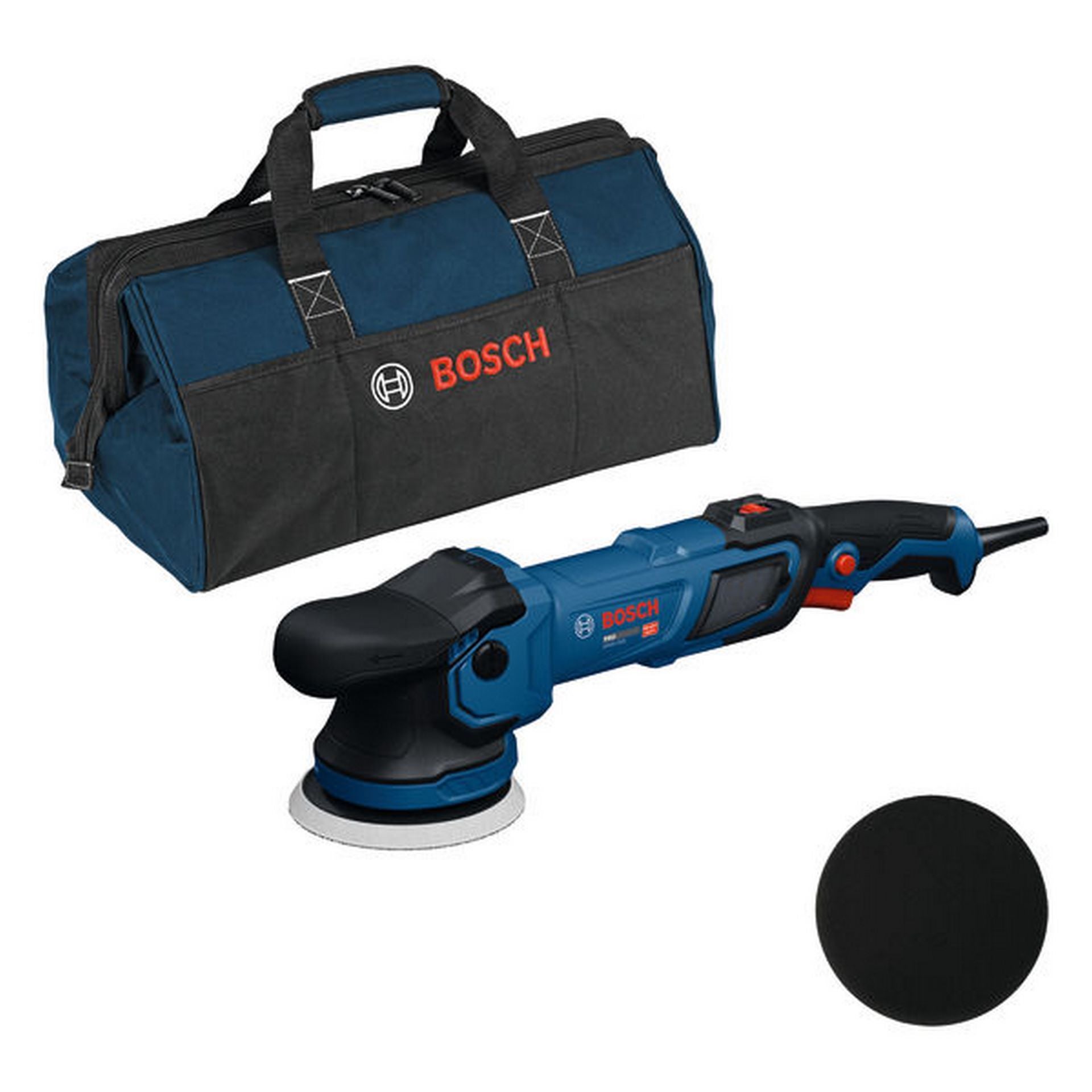 Bosch Polierer GPX9-125S, Schwamm 130 mm, Bosch Professional Werkzeugtasche #06013B1000