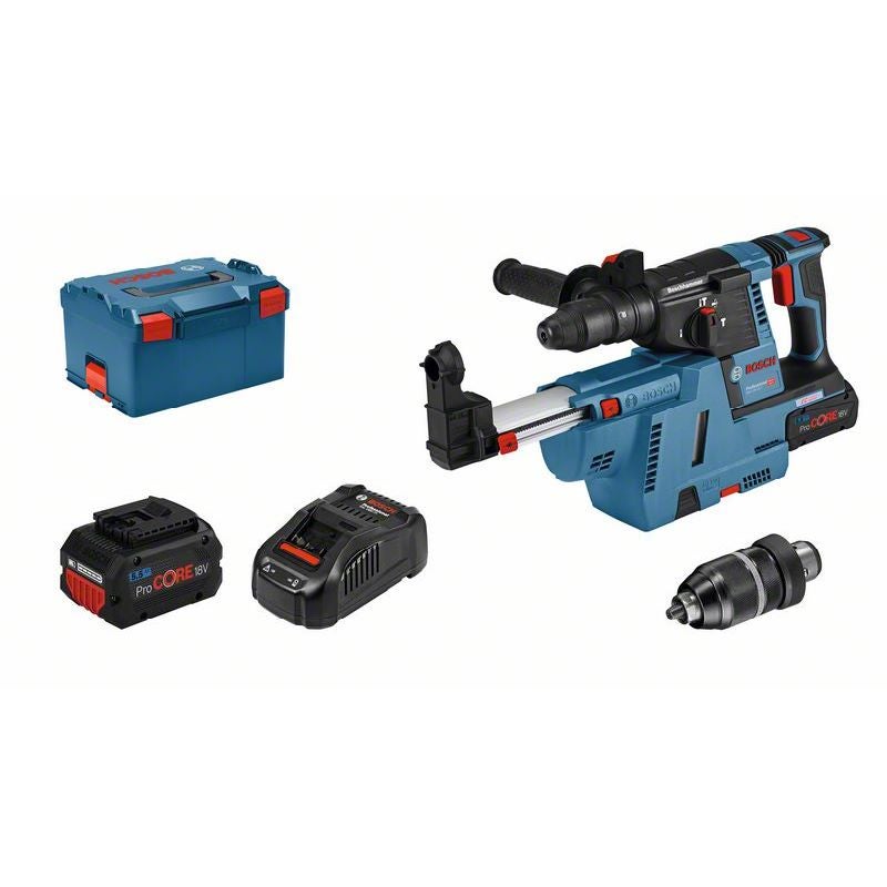 Bosch Akku-Bohrhammer mit SDS plus GBH 18V-26F, L-BOXX 238, 2 x ProCORE18V 5.5Ah #061191000G