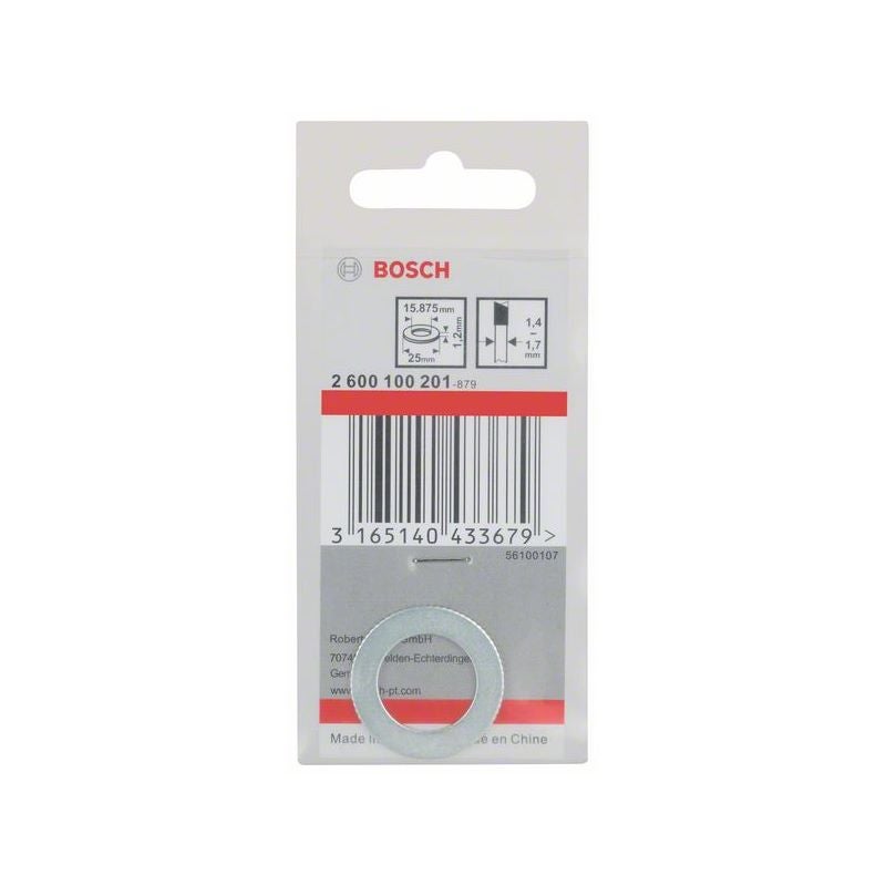 Bosch Reduzierring für PRO Kreissägeblatt, 25 x 1,2 x 15,875 mm #2600100201