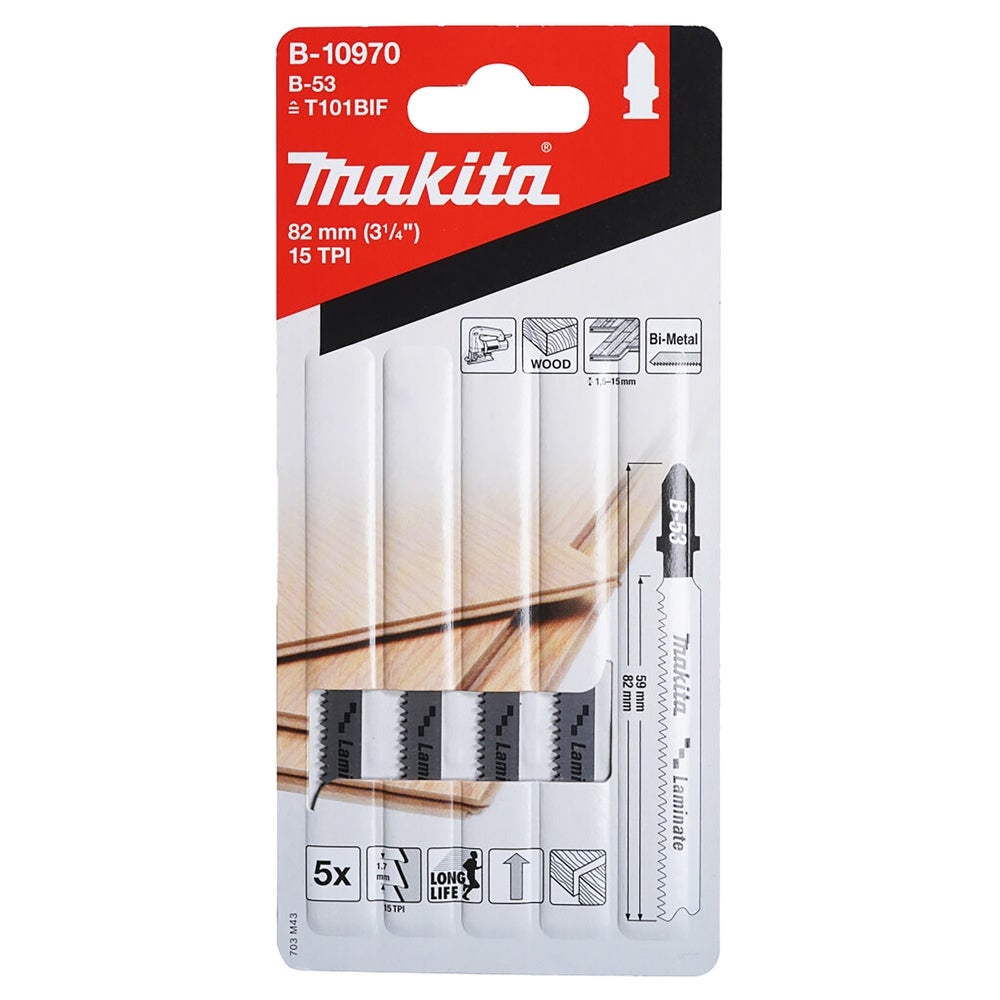 Makita Stichsägeblatt für Holz Sauberer Schnitt #B-10970