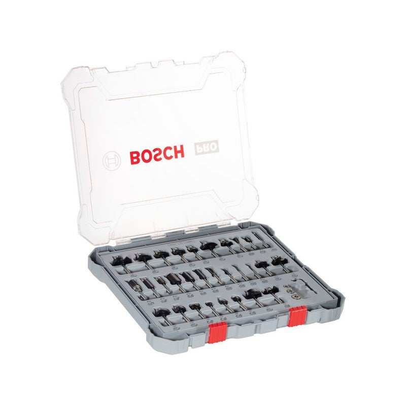 Bosch \"PRO Fräser Set, 1/4\"\" Schaft, 30-tlg\" #2607017476