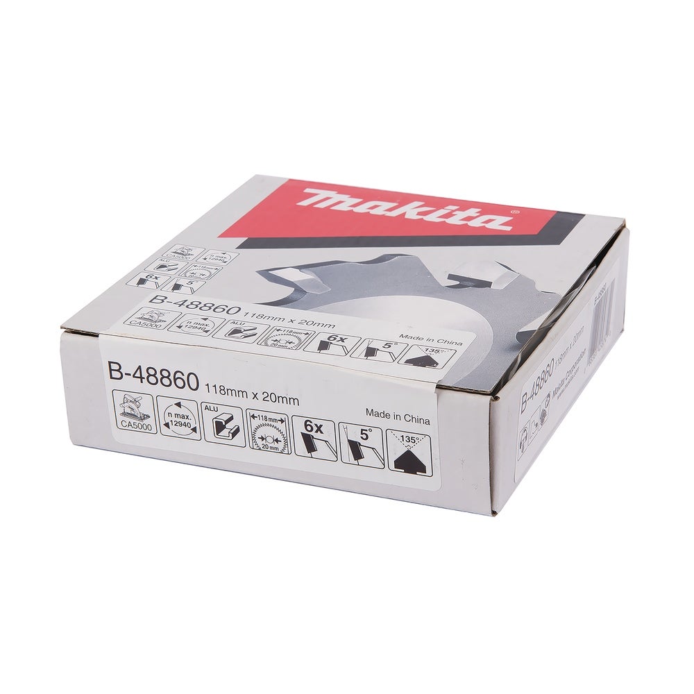 Makita HM-Fräser 135°, 118 x 20 mm, 6 Zähne #B-48860