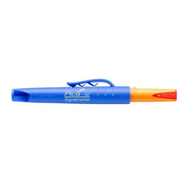 Pica GEL Signalmarker rot \"Chloridfrei - für Markierung auf Edelstahl\" #8082