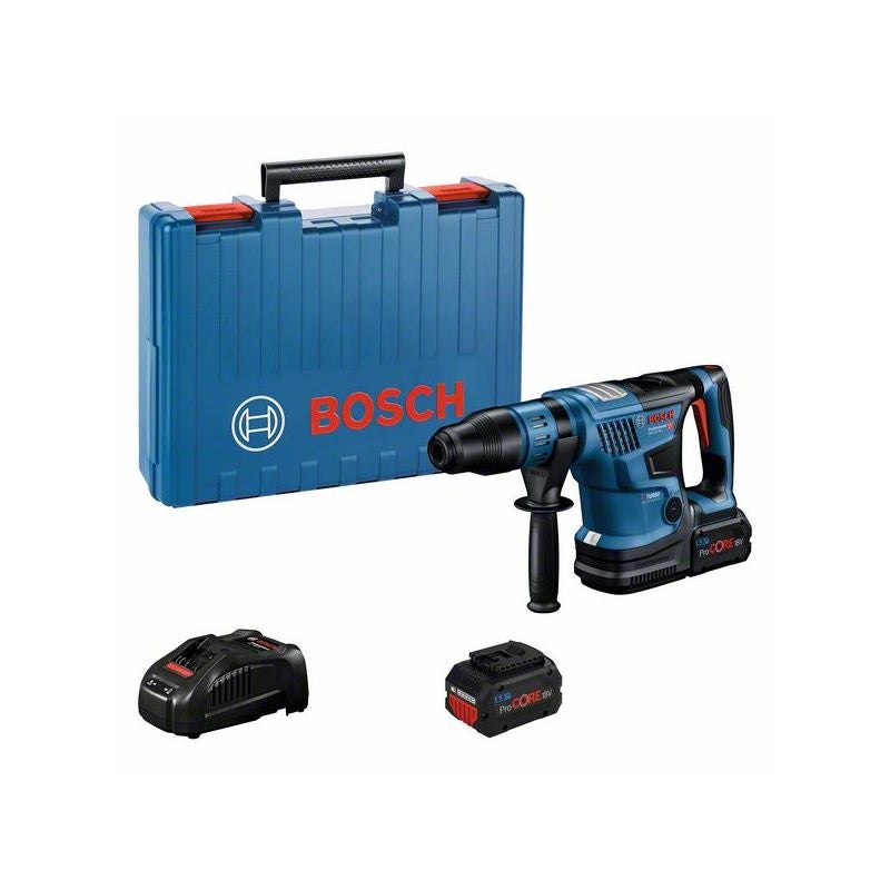 Bosch Akku-Bohrhammer mit SDS max GBH 18V-36 C, 2x ProCORE18V 5.5Ah, Handwerkerkoffer #0611915003
