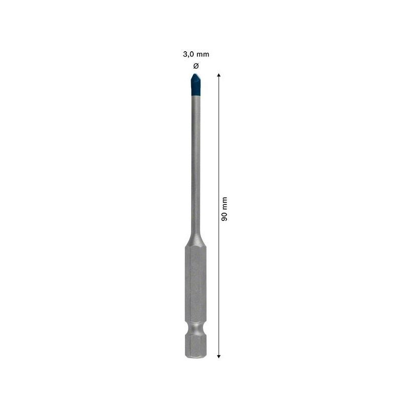 Bosch EXPERT HEX-9 Hard Ceramic Bohrer, 3x90 mm #2608900587