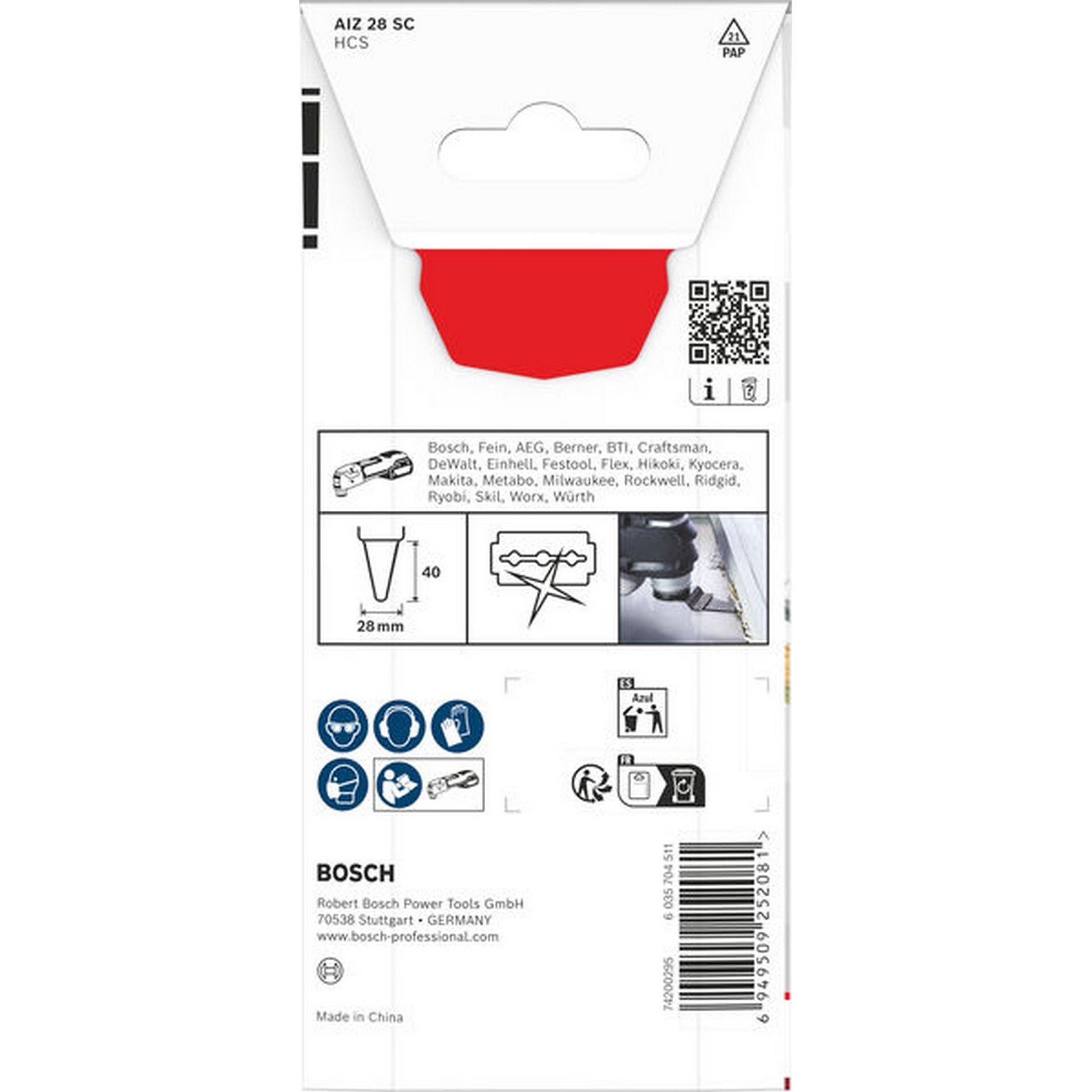 Bosch AIZ 28 SC Kunststoff Schneider, Starlock, 28 x 40 mm #2608669272