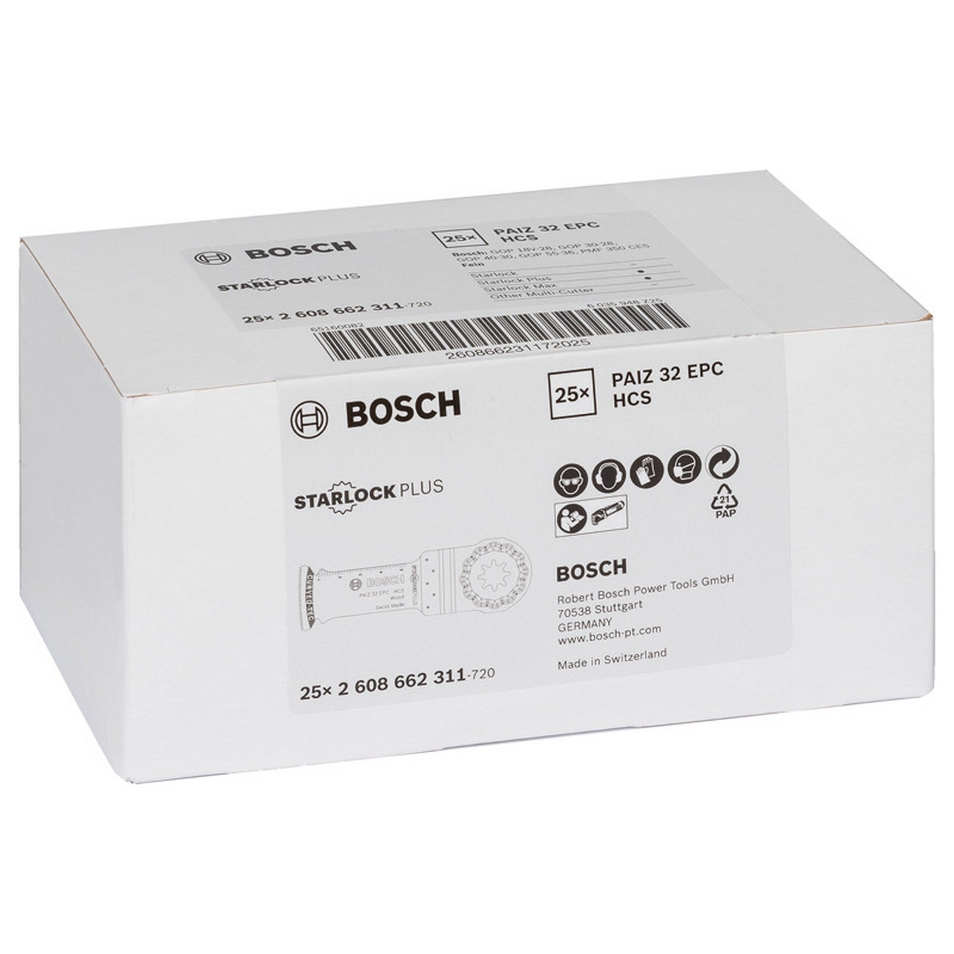 Bosch HCS Tauchsägeblatt PAIZ 32 EPC Wood, 60 x 32 mm #2608662311