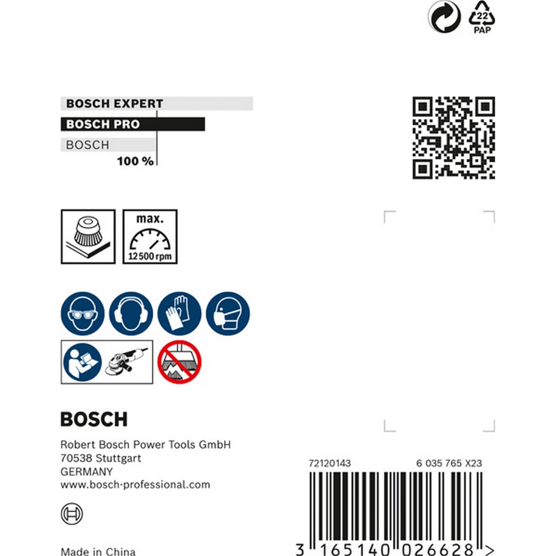 Bosch PRO Metal heavy Topfbürste, 75 x 0,5 mm, Gewinde #1608622029