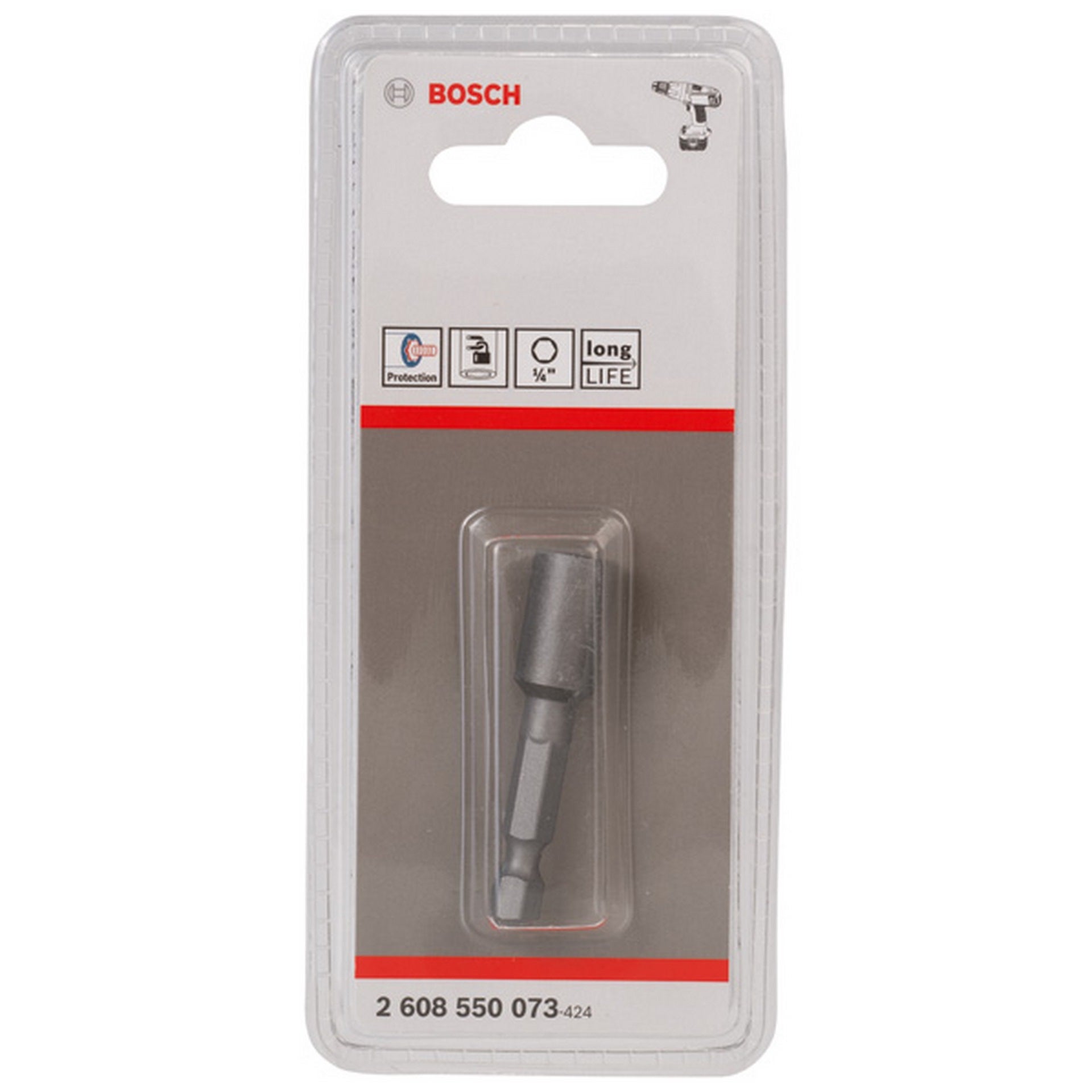 Bosch Steckschlüssel, 50 mm x 1/4-Zoll, mit Magnet #2608550073