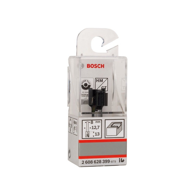 Bosch PRO Scharniernutfräser, zweischneidig, D 12,7 mm, L 12,7 mm, S 8 mm #2608628399