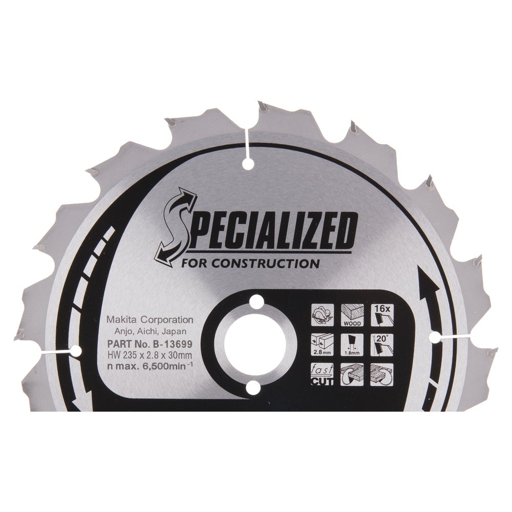 Makita Kreissägeblatt SPECIALIZED #B-13699