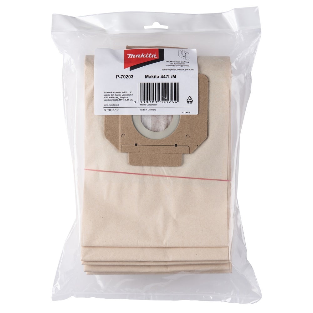 Makita Papier-Filtersäcke #P-70203