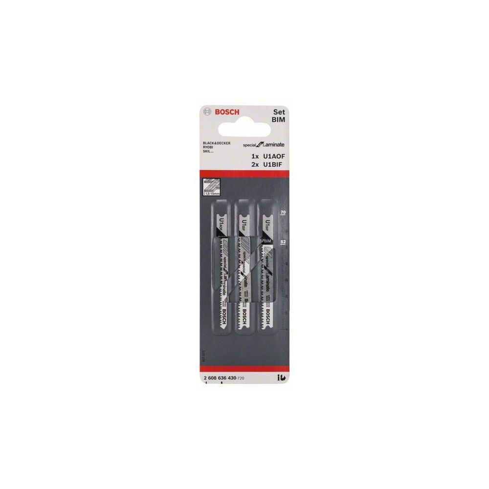 Bosch PRO Laminate Set, U-Schaft, 3-tlg. #2608636430