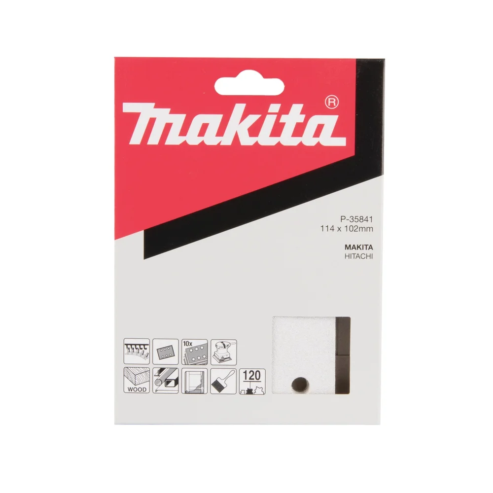 Makita Schleifpapier 114 x 102 mm, K120, 10 Stk. #P-35841