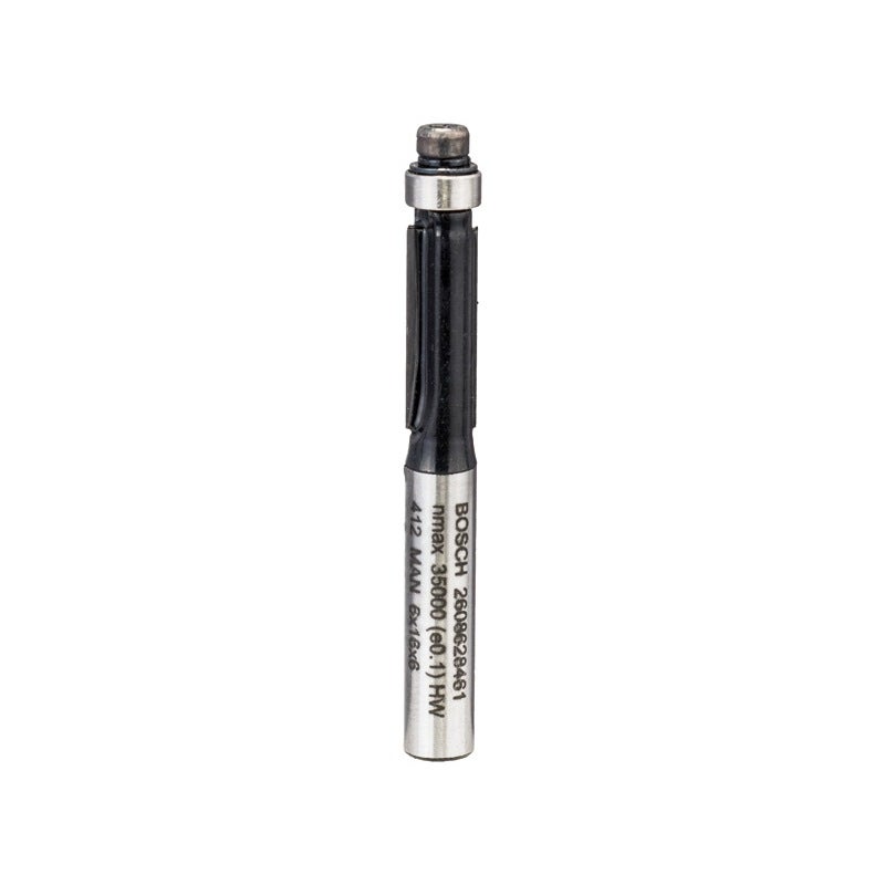 Bosch PRO Bündigfräser mit unterem Kugellager, D 6,4 mm, L 16,2 mm, S 6 mm #2608628461