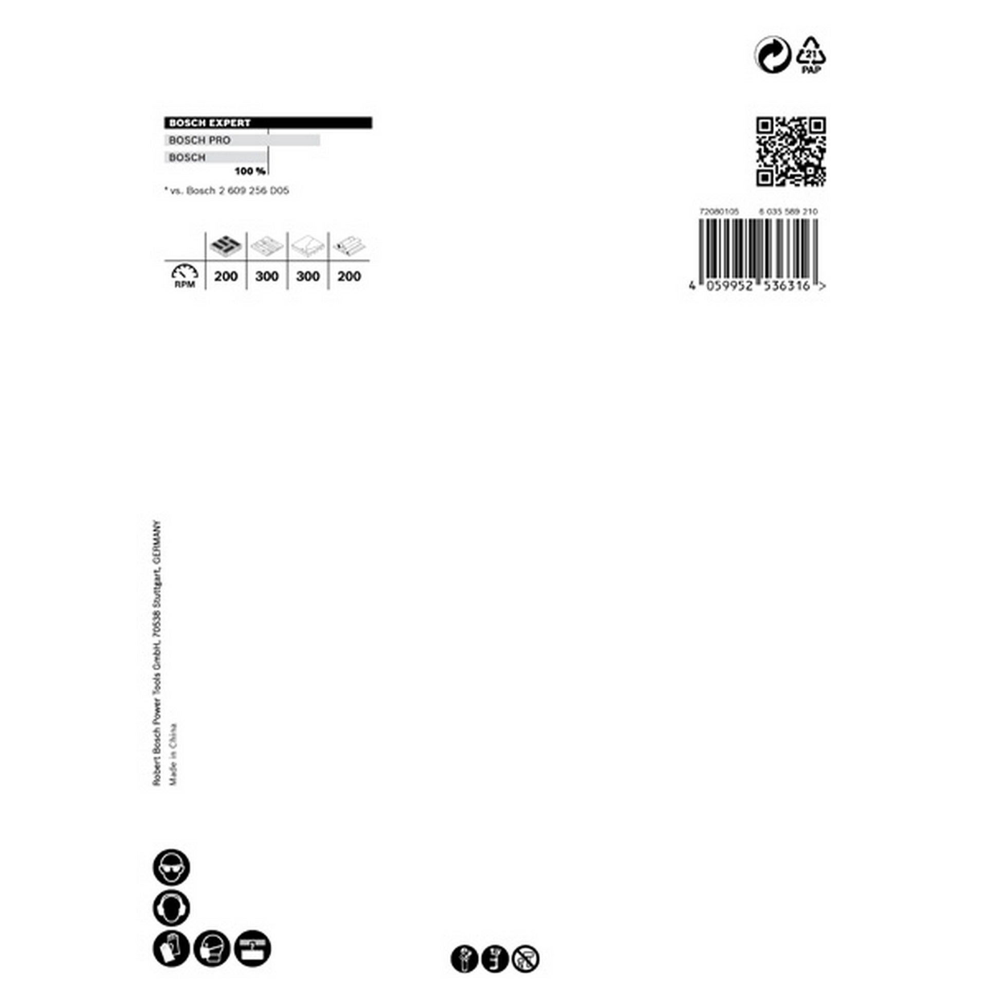 Bosch EXPERT Construction Material Lochsäge, 127x60 mm #2608900485