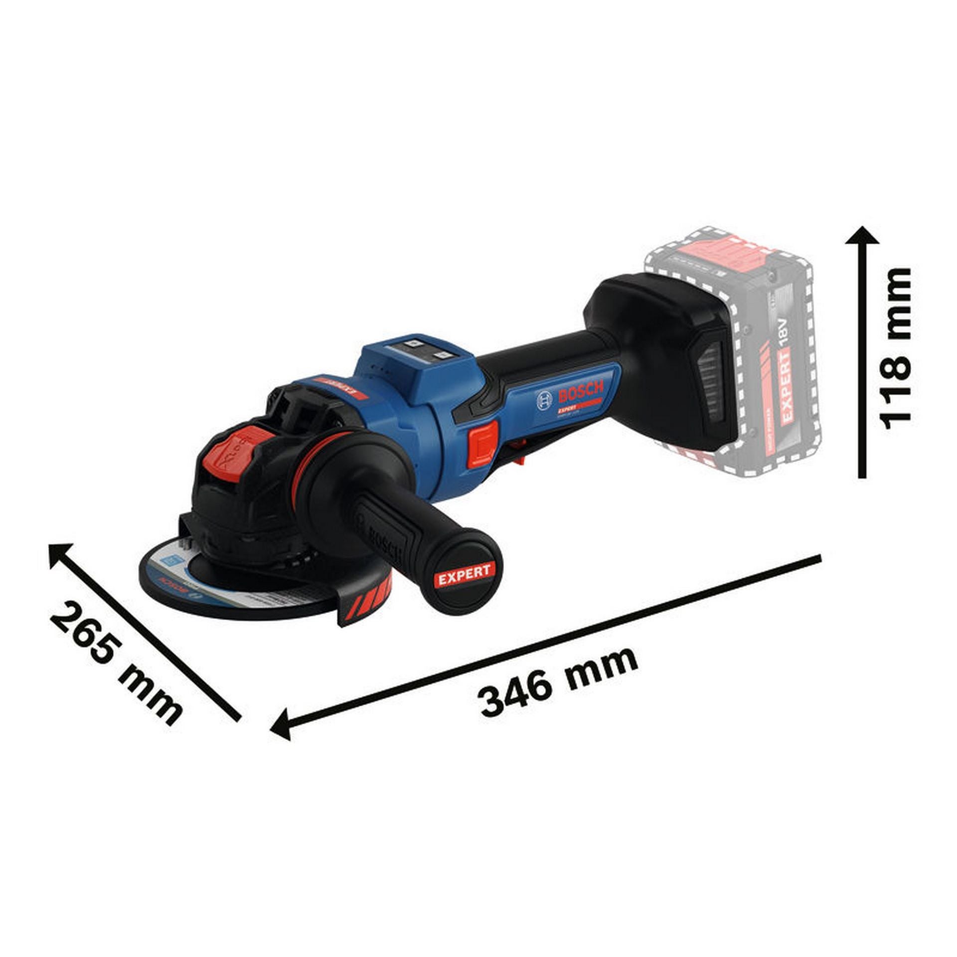 Bosch EXWX18V-15PS (solo; L) #06019M6500
