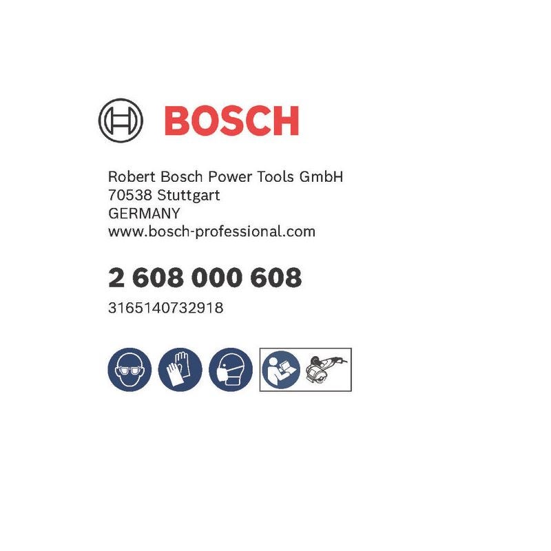 Bosch Vliesschleifwalze für Satinierer, 19 mm, mittel, 100 mm #2608000608