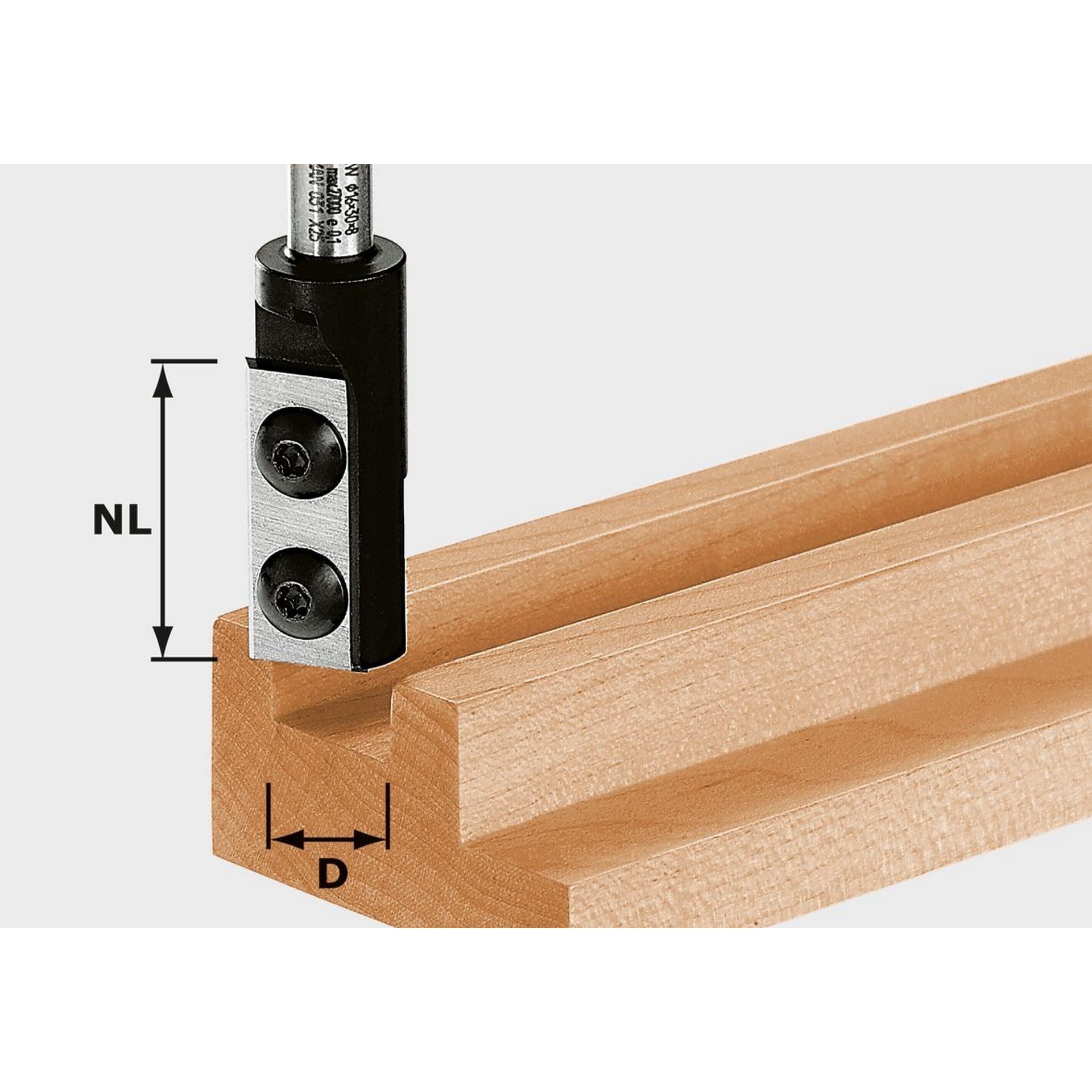 Festool Nutfräser-Wendeplatten HW D16/30 S8 #492716