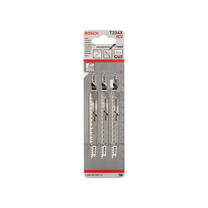 Bosch Stichsägeblatt T 234 X Progressor for Wood, 5er-Pack #2608633528
