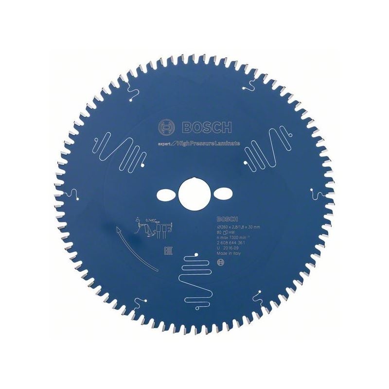 Bosch Expert for High Pressure Laminate Kreissägeblatt 260x30-80 #2608644361