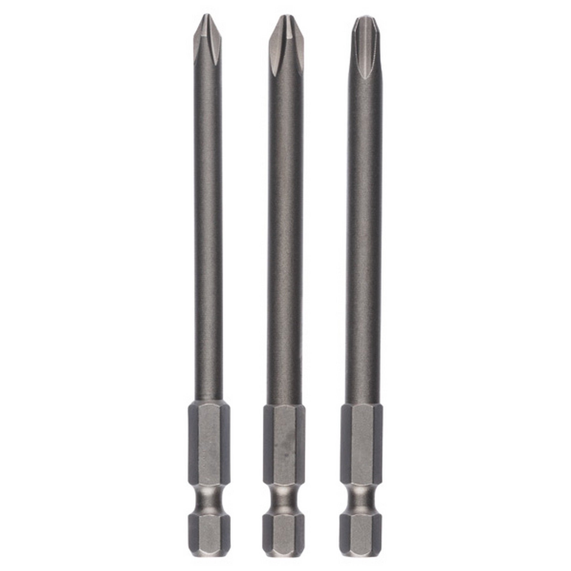 Bosch Schrauberbit-Set Extra-Hart, 3-teilig, PH1, PH2, PH3, 152 mm #2607001758