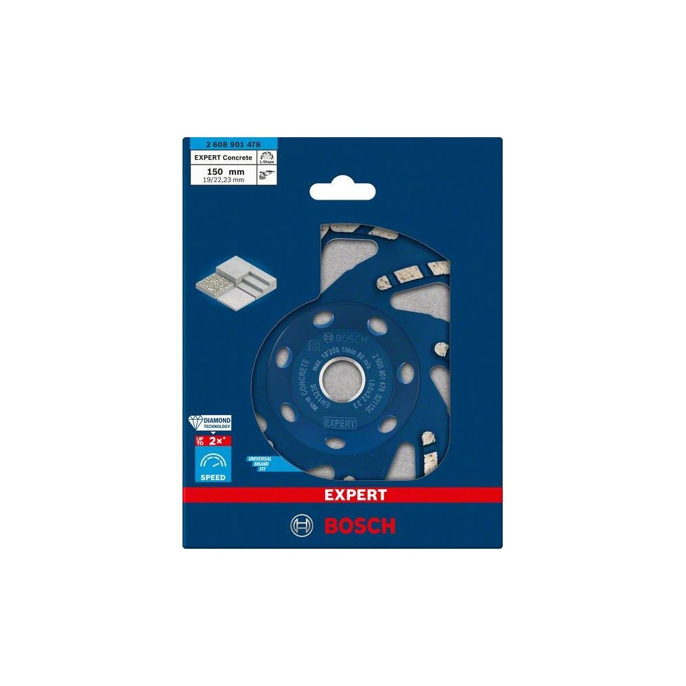 Bosch EXPERT Concrete Topfscheibe, 150x22,23x4,5 mm #2608901478