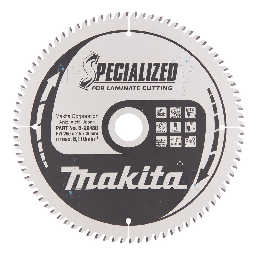 Makita Kreissägeblatt, 250 x 30 mm, 84 Zähne #B-29480
