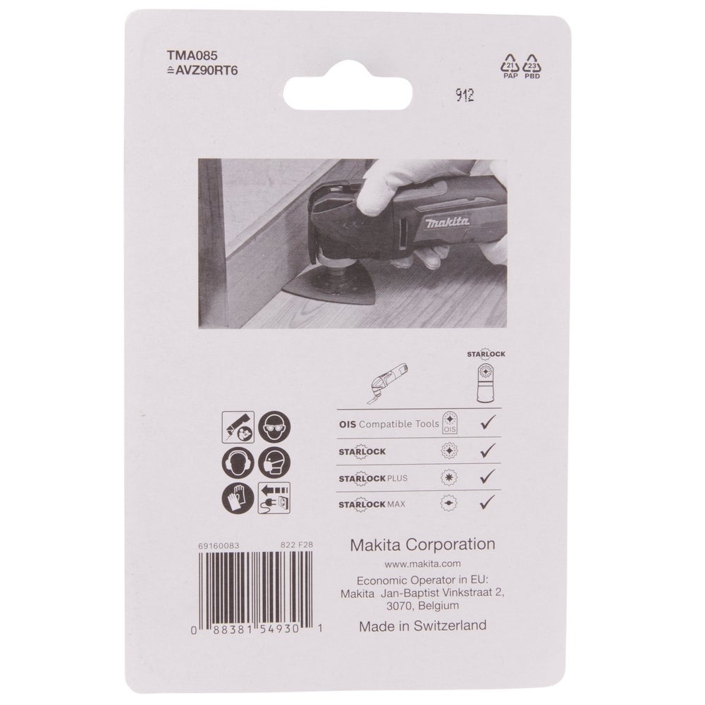 Makita Schleifplatte, 90 mm Deltoid, TMA085 #B-69814