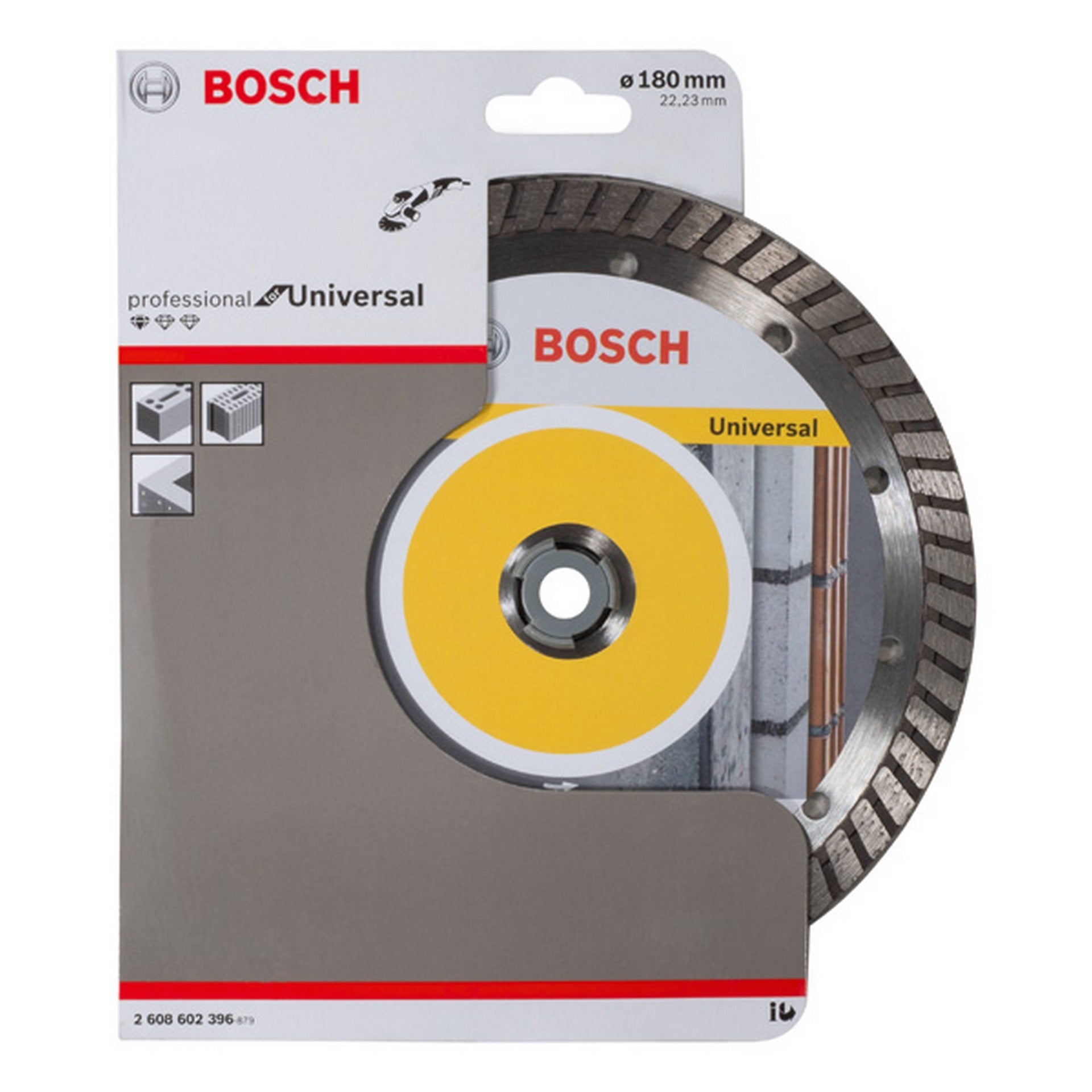 Bosch PRO Multi Material Turbo Diamanttrennscheibe, 180 × 22,23 × 10 mm #2608602396