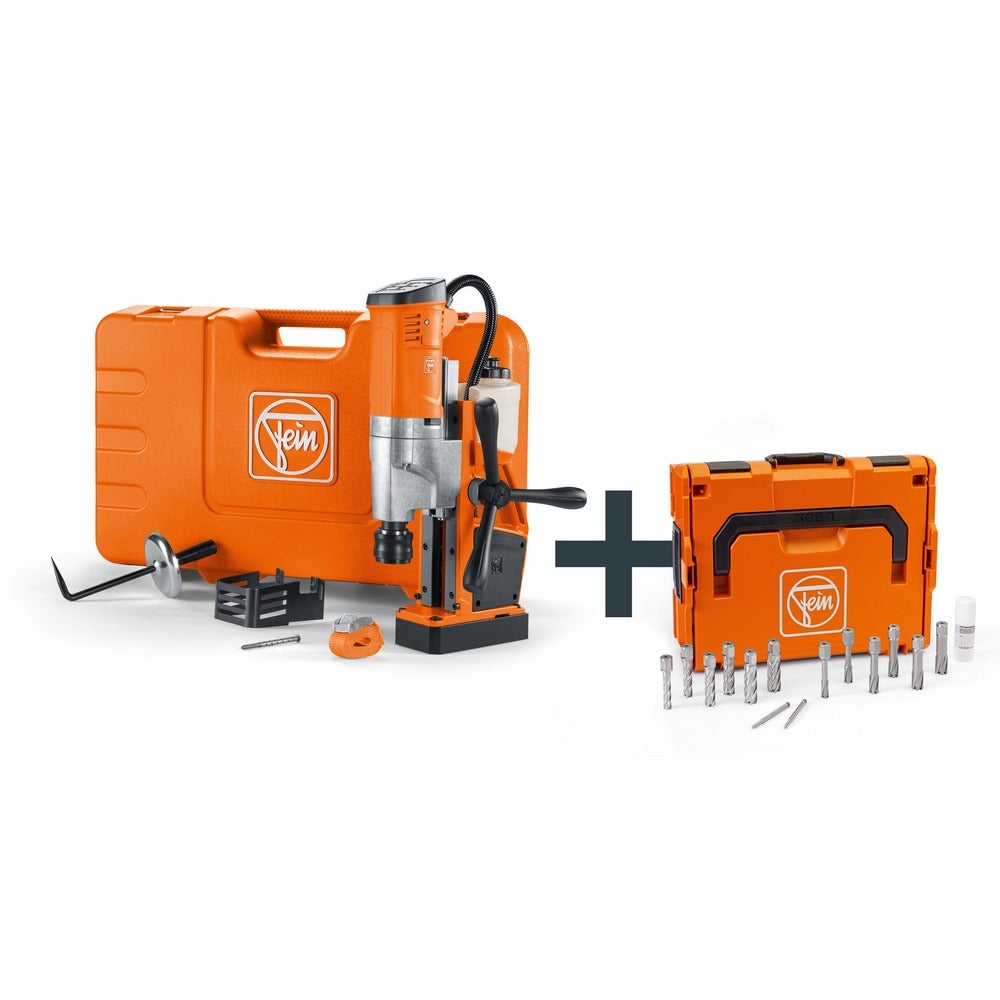 Fein Universal-Magnet-Kernbohrmaschine bis 35 mm mit Anwenderset KBU 35 QW Structural Steel-Set 3/4