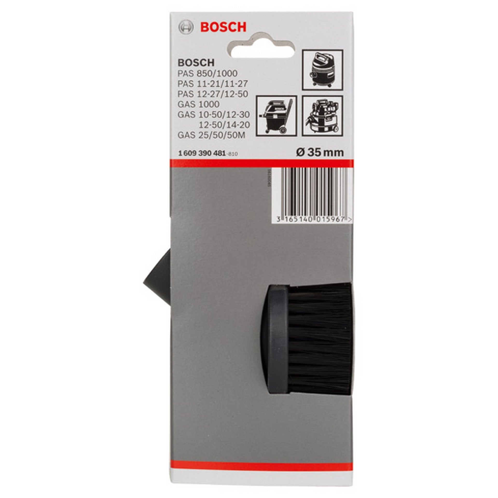 Bosch Saugbürste rund für Bosch-Sauger mit 35-mm-Rohren #1609390481